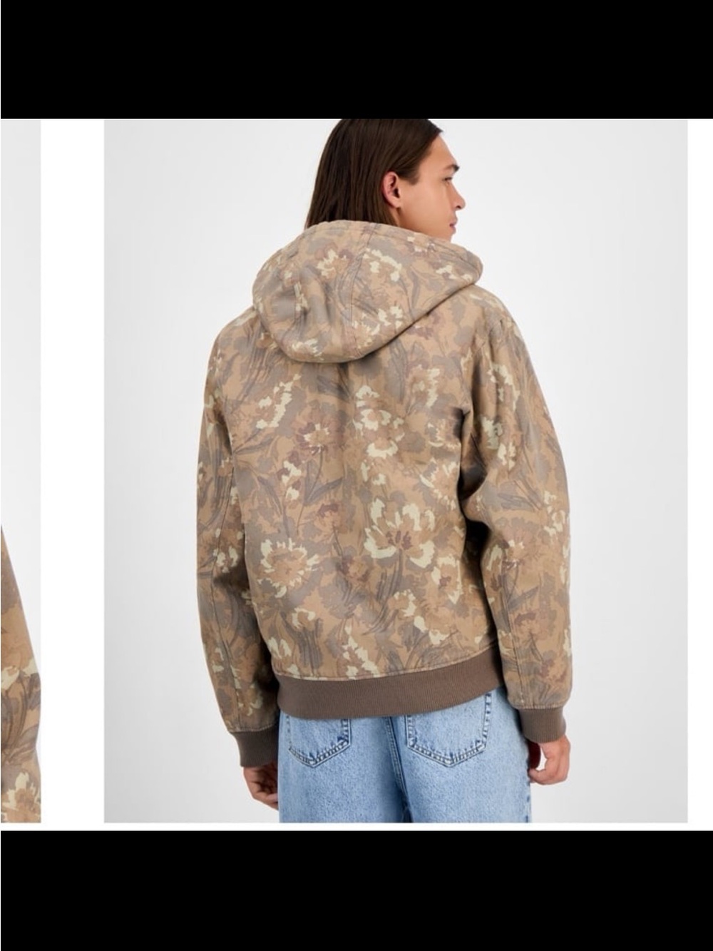 NWT sun+stone men’s Gwynn hooded jacket color dune size medium - Picture 4 of 9